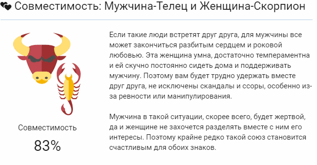 Мужчина скорпион и женщина скорпион: совместимость пары в любви и браке