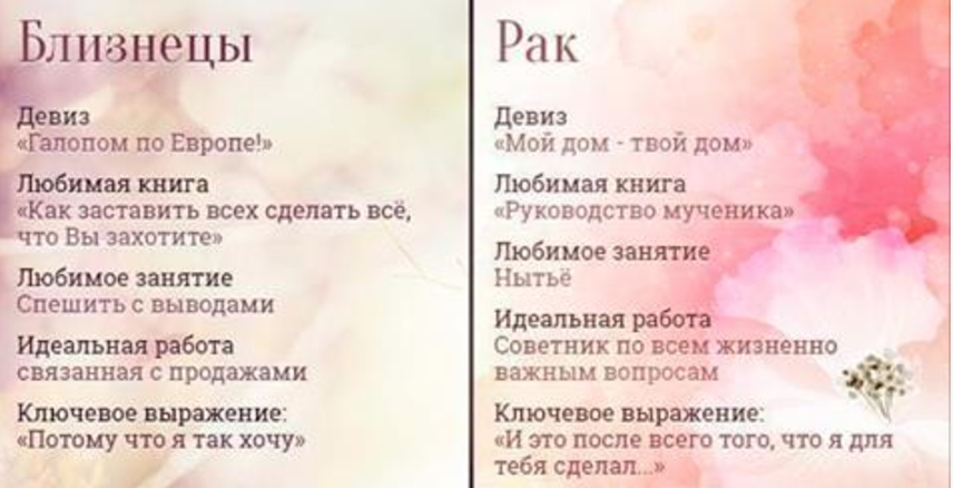 Каких женщин любят мужчины-рака?