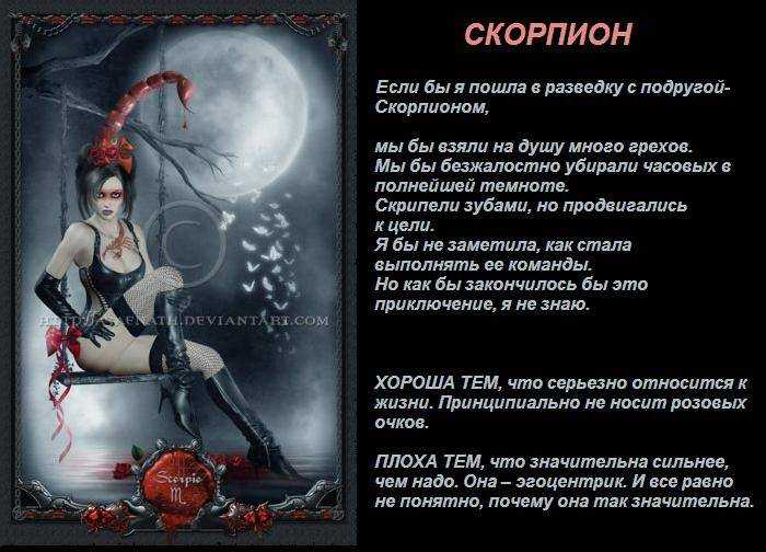 Совместимость: мужчина-скорпион и женщина-скорпион