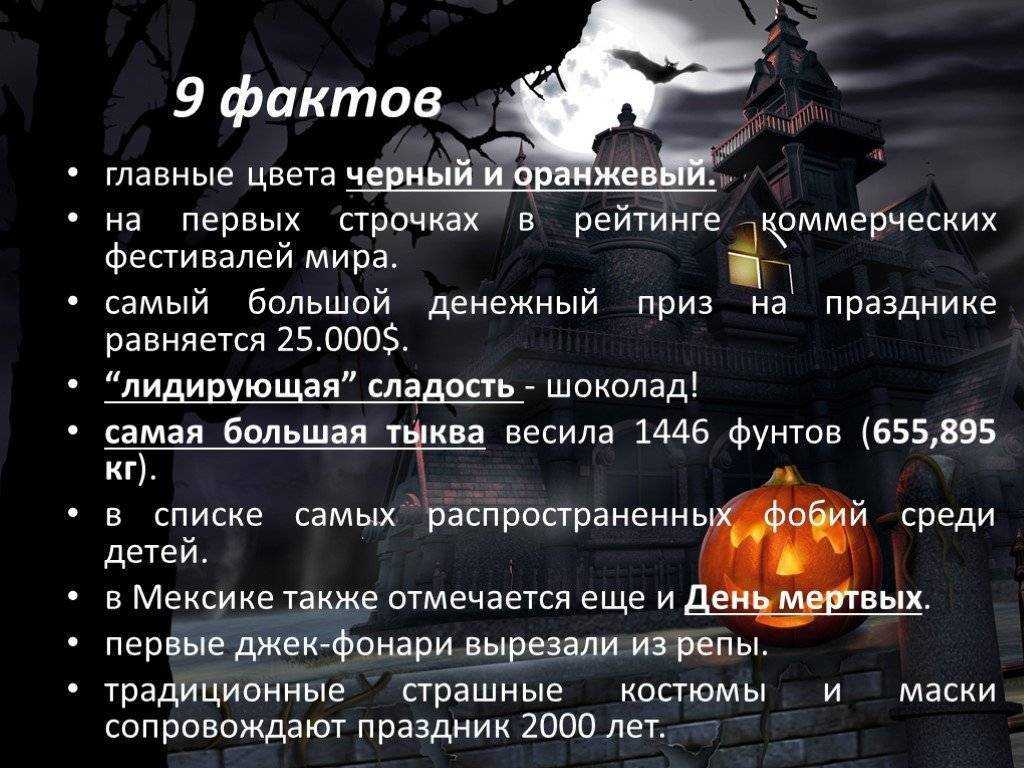 Хэллоуин - история праздника, который отмечают 31 октября