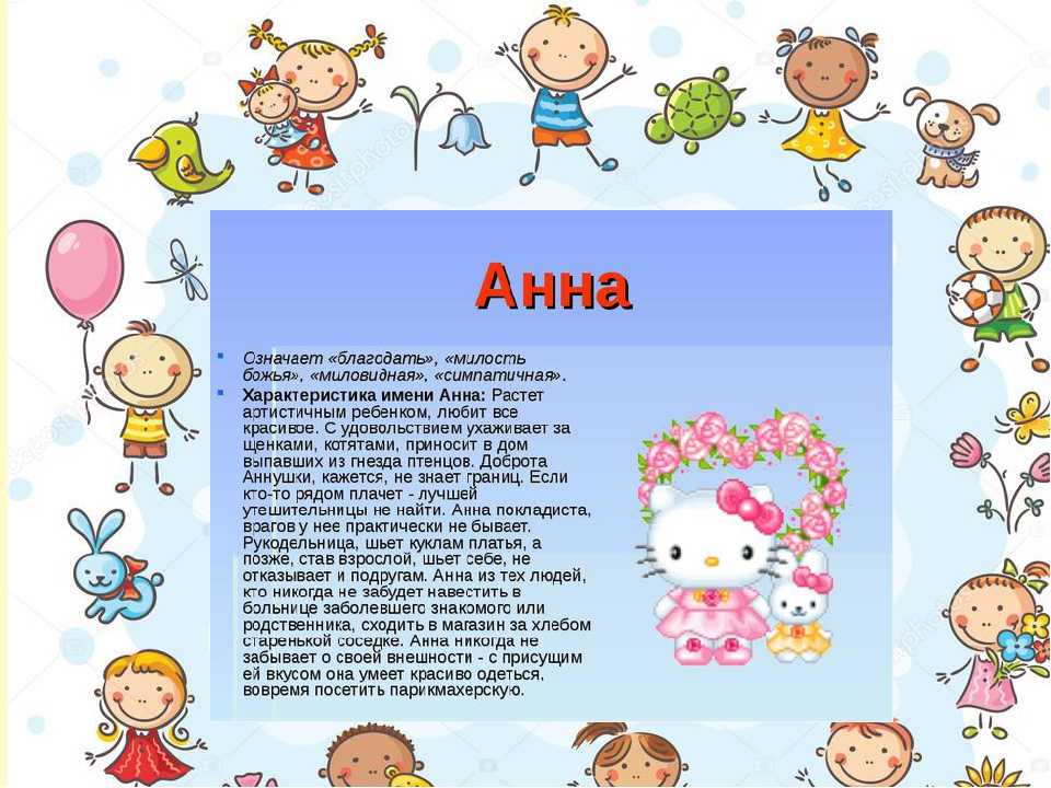 Происхождение и значение имени анна, судьба и характер девочки и женщины