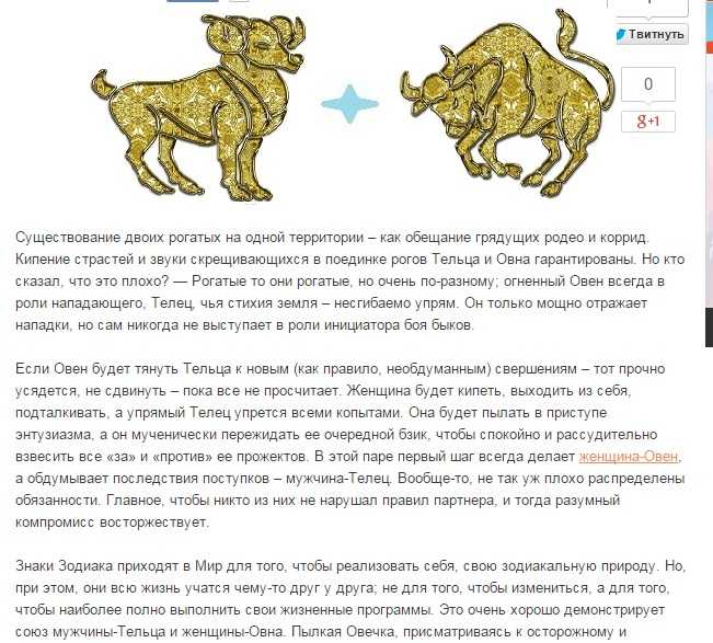 Характеристика знака зодиака