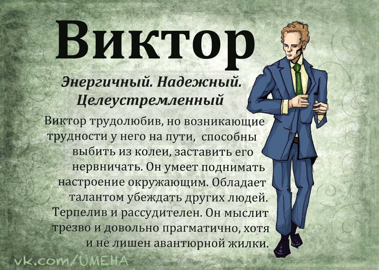 Имя виктор значение судьба характер происхождение совместимость с другими именами