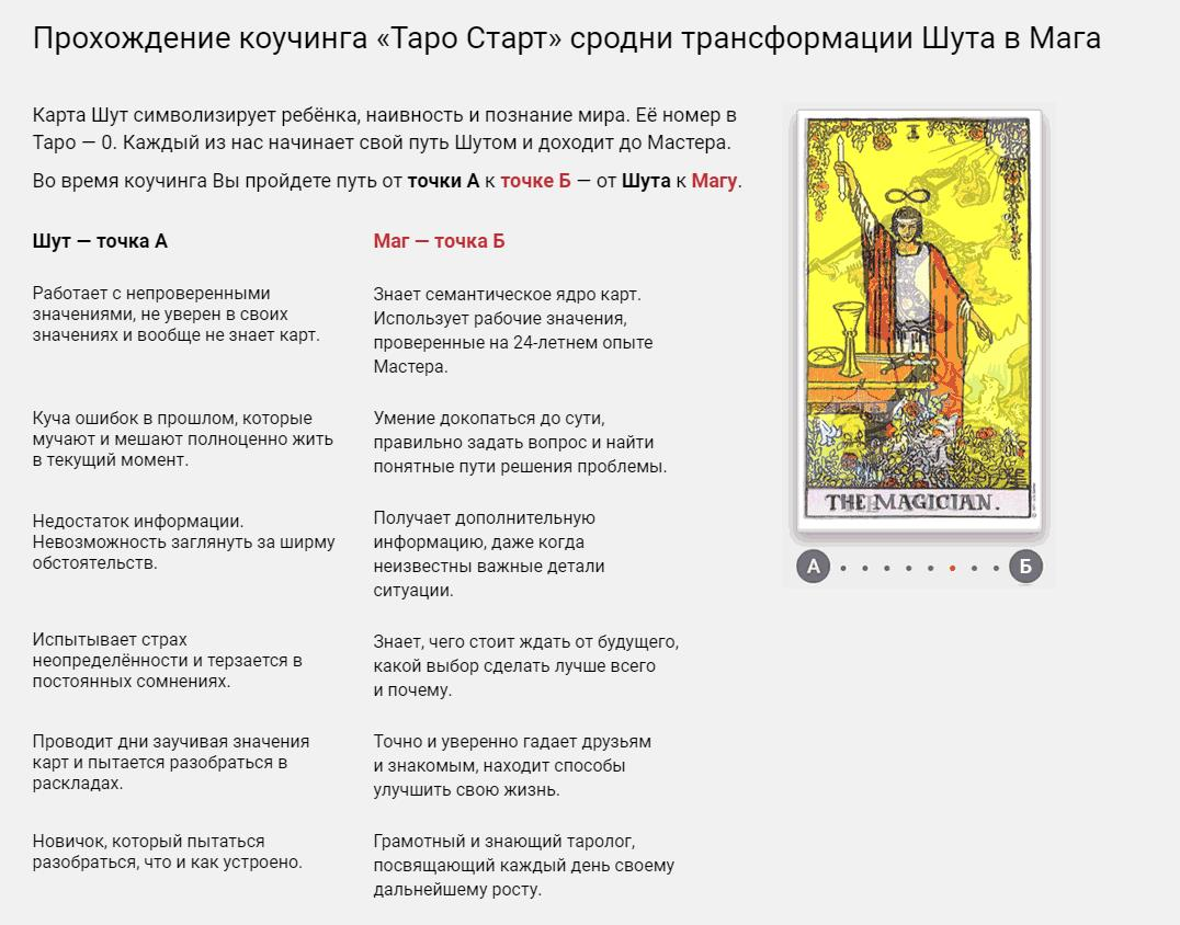 Маг: значение и толкование карты таро