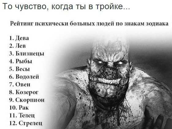 Маньяки по знаку зодиака - узнай кто ты? - excellence