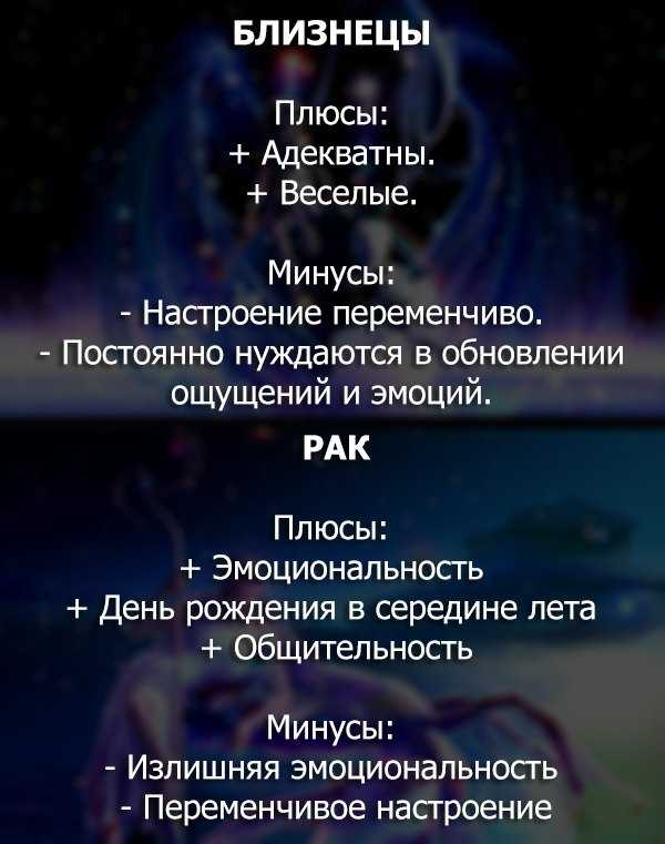 Совместимость рака с другими представителями зодиака в любовных отношениях и браке