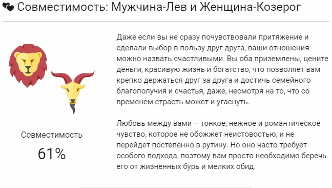 Совместимость козерога женщины и мужчины по гороскопу с другими знаками зодиака: кто лучше всего подходит в любви и дружбе, идеальная пара для брака