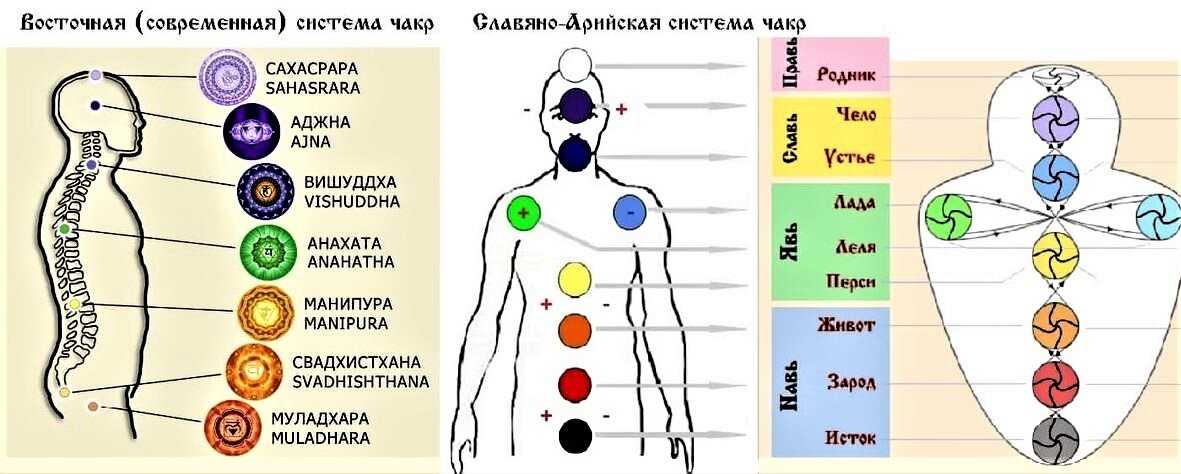 Славянская система чакр: их значение и отличие от восточной
